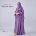 Kaftan Abaya - 4 Piece - Mauve (Four  Seasons)