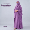 Kaftan Abaya - 4 Piece - Mauve (Summer Special)