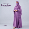 Kaftan Abaya - 4 Piece - Tea pink (Summer Special)