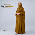 Kaftan Abaya - 4 Piece - Bronze (Summer Special)