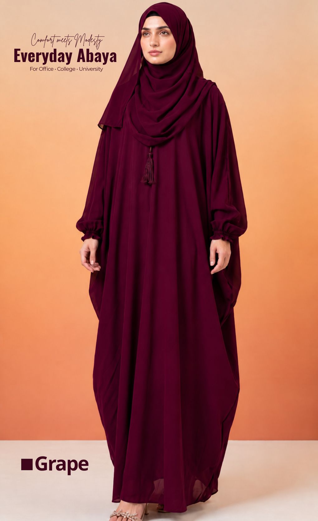 Classic Baggy Abaya - (Summer Special) -  Perfect  for all Body Type