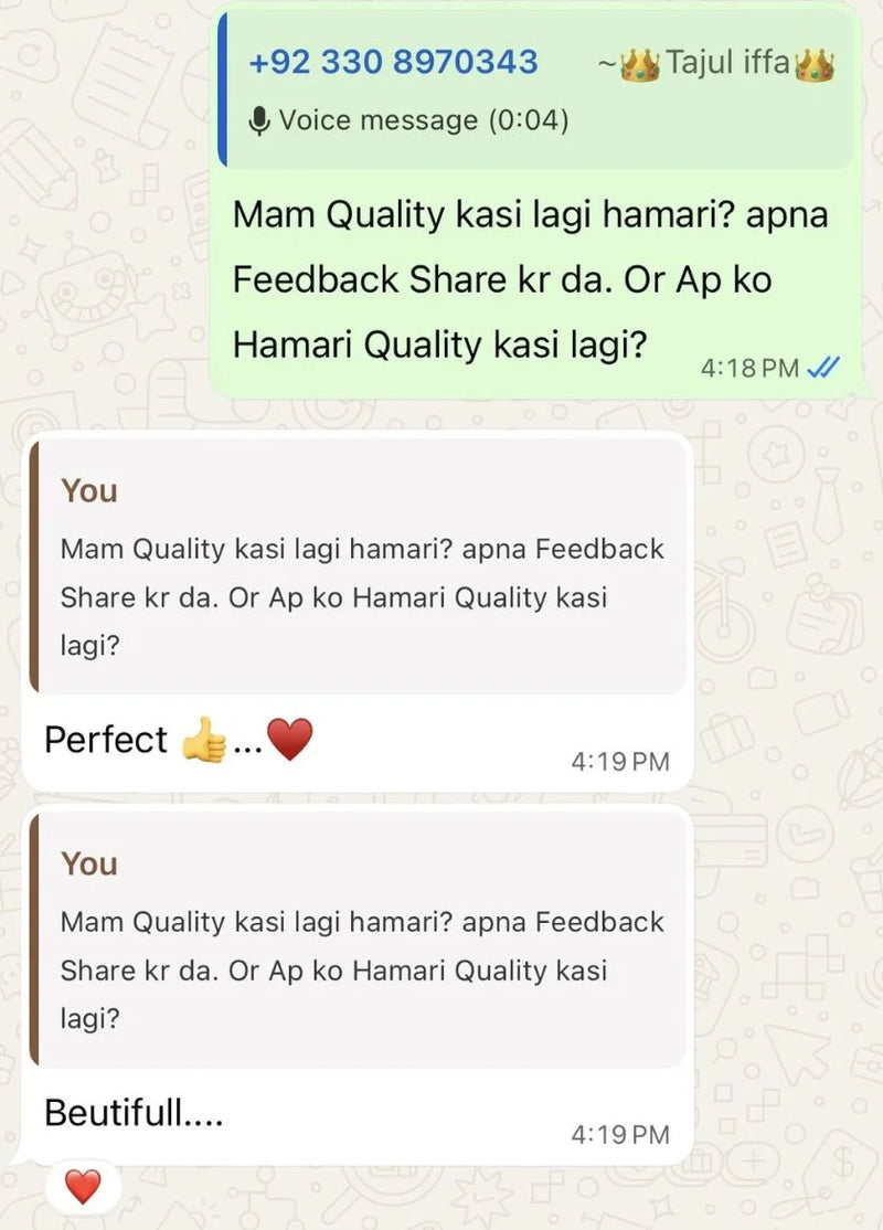 Customer review