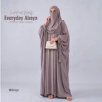 Kaftan Abaya - 4 Piece - Beige (Four  Seasons)