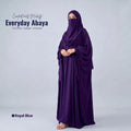 Kaftan Abaya - 4 Piece - Royal Blue (Summer Special)