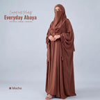 Kaftan Abaya - 4 Piece - Mocha Summer Special)
