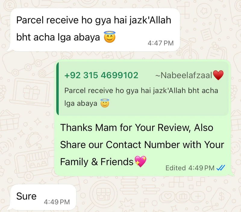 Customer review