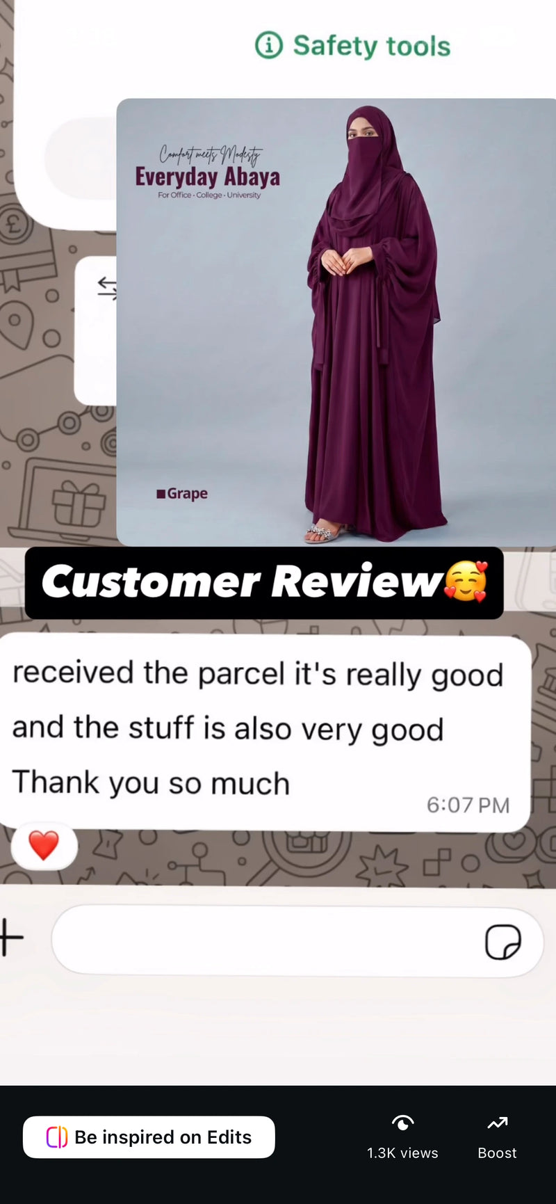 Customer review